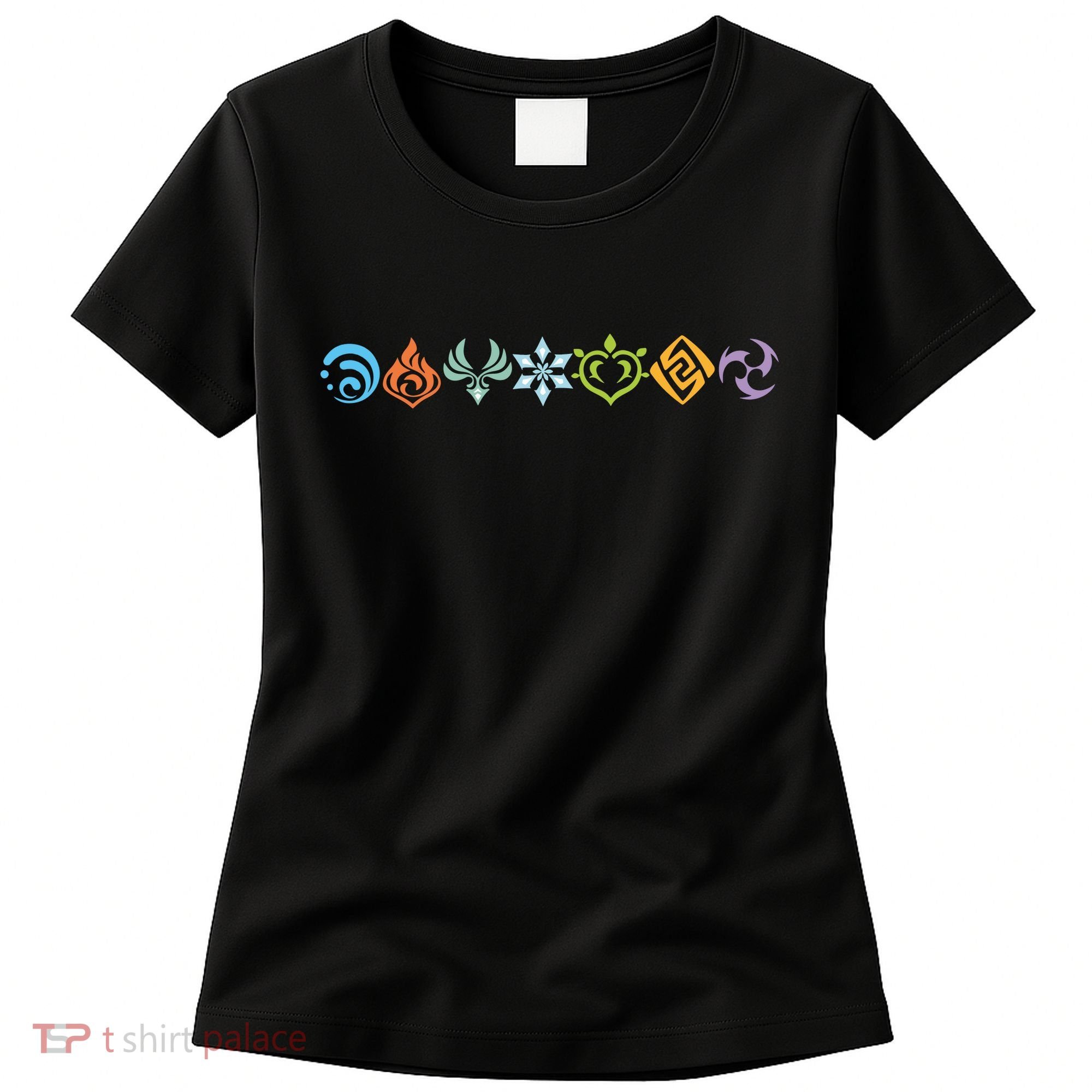 Genshin Impact Elements Gamer Women's T-Shirt