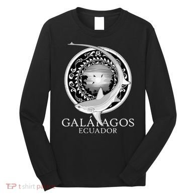 Galapagos Islands Ecuador Thresher Shark Long Sleeve Shirt