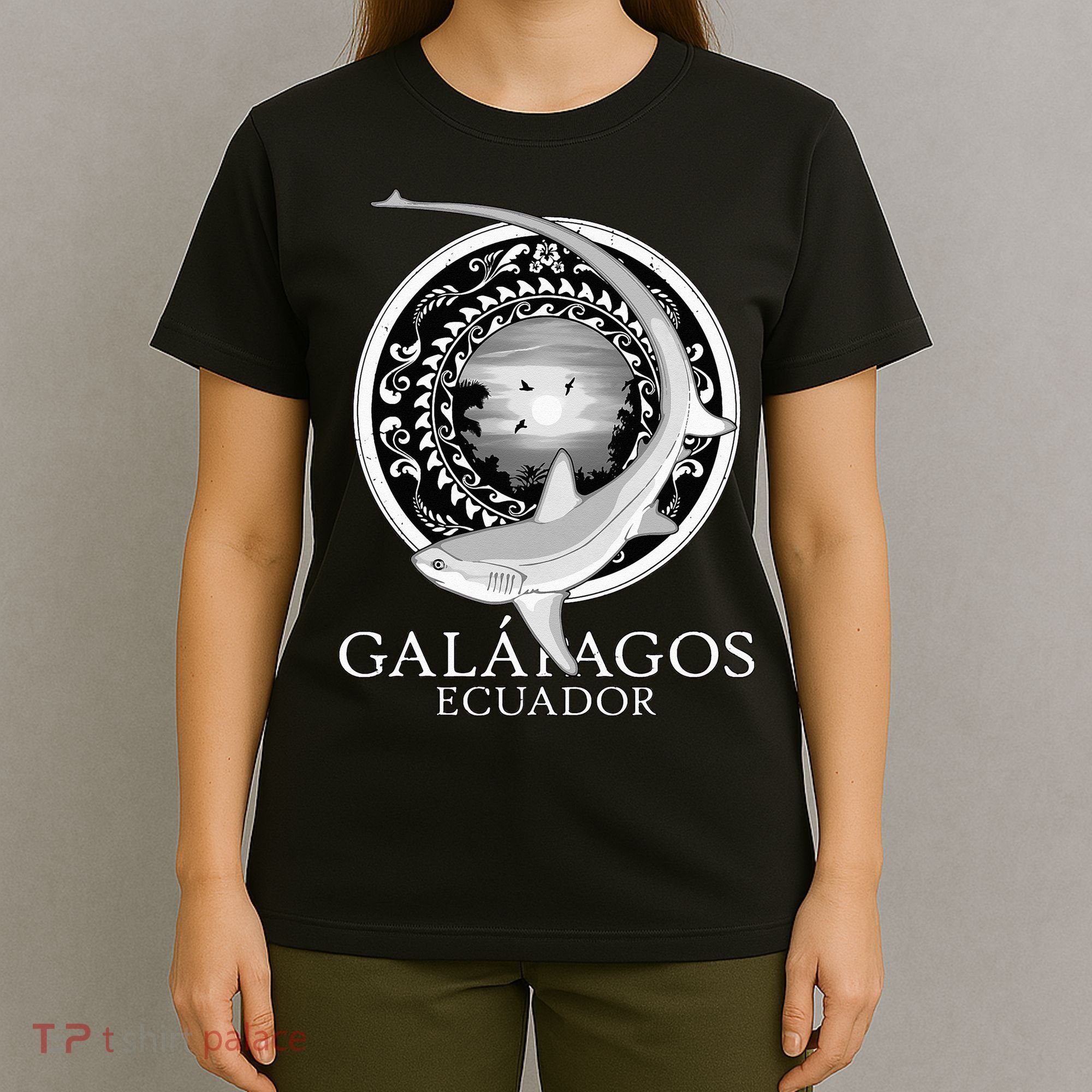 Galapagos Islands Ecuador Thresher Shark T-Shirt
