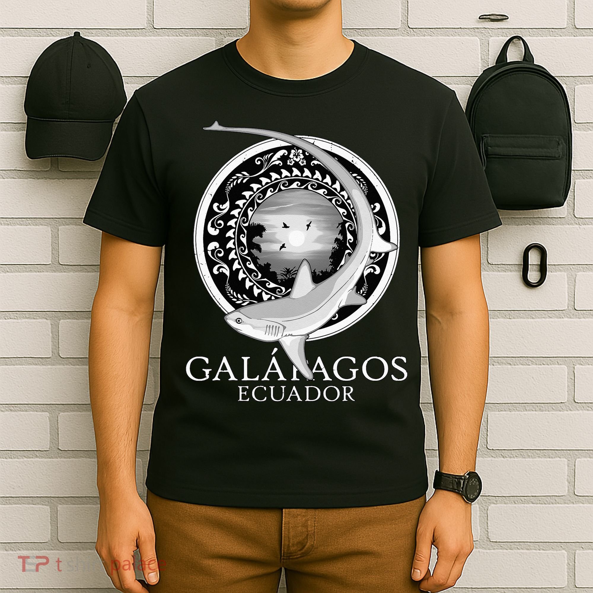 Galapagos Islands Ecuador Thresher Shark T-Shirt