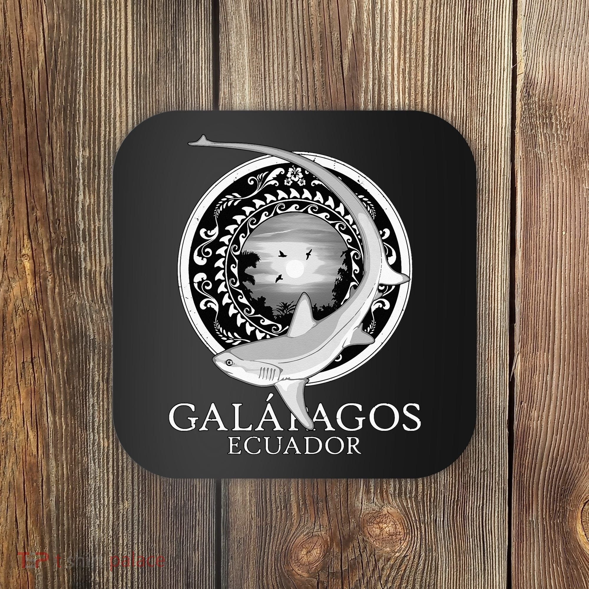 Galapagos Islands Ecuador Thresher Shark Coaster