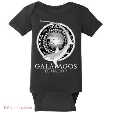Galapagos Islands Ecuador Thresher Shark Baby Bodysuit