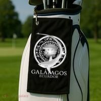 Galapagos Islands Ecuador Thresher Shark Golf Towel thumb 2
