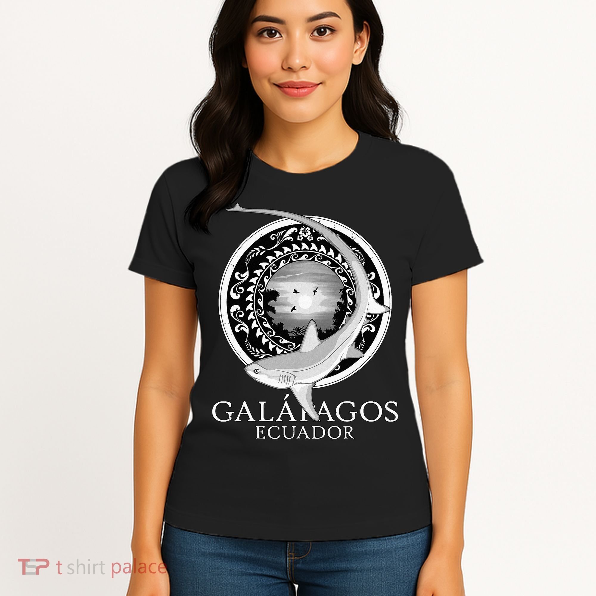 Galapagos Islands Ecuador Thresher Shark Women's T-Shirt