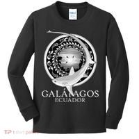 Galapagos Islands Ecuador Thresher Shark Kids Long Sleeve Shirt thumb 0
