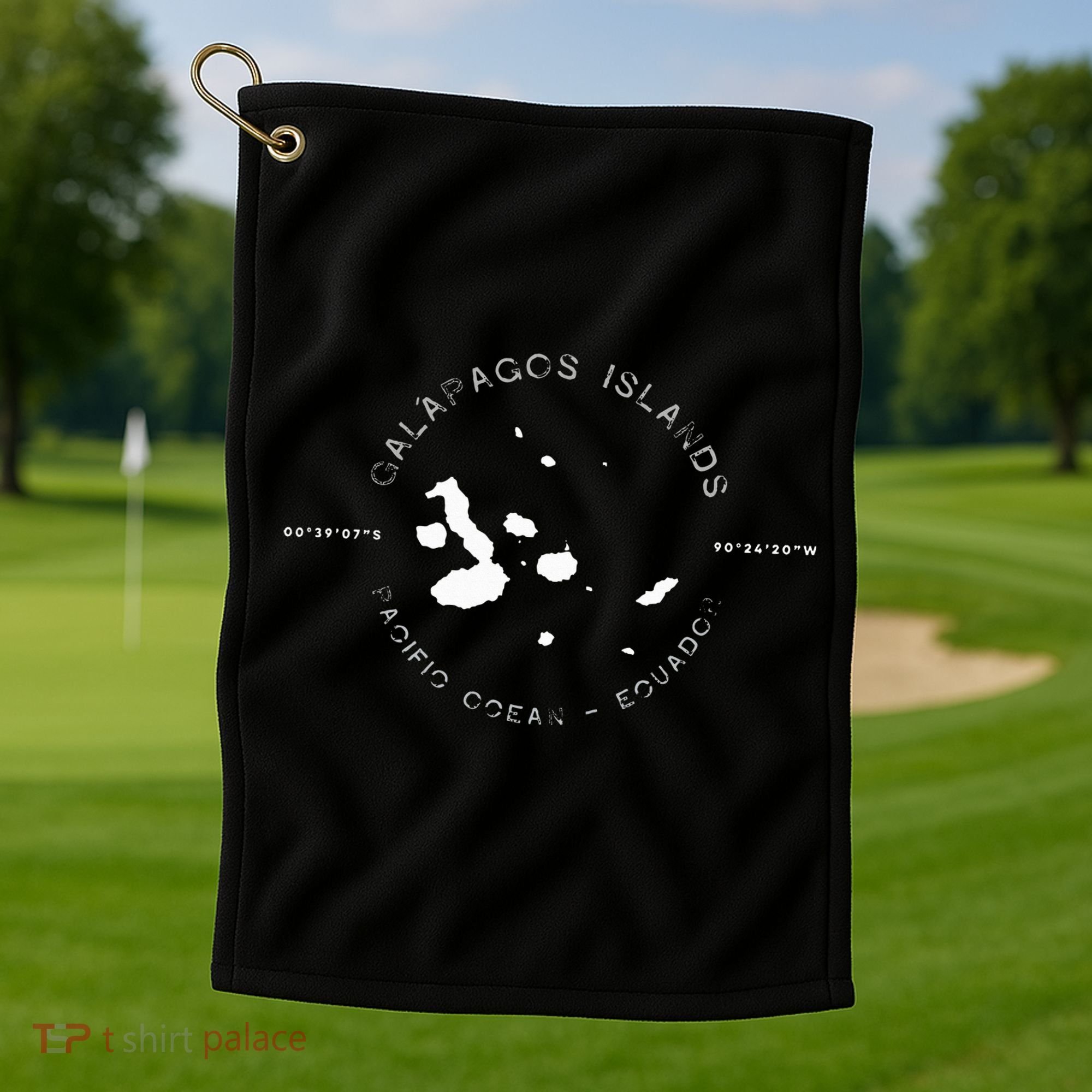 Galapagos Islands Ecuador Graphic Golf Towel