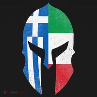 Greece Italy Flag Italian Greek Roots Helmet T-Shirt thumb 7