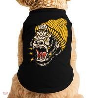 Gorilla Inked Flash Old School Ink Addict Traditional Tattoo Gift Doggie Tank thumb 0