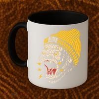 Gorilla Inked Flash Old School Ink Addict Traditional Tattoo Gift Coffee Mug thumb 2