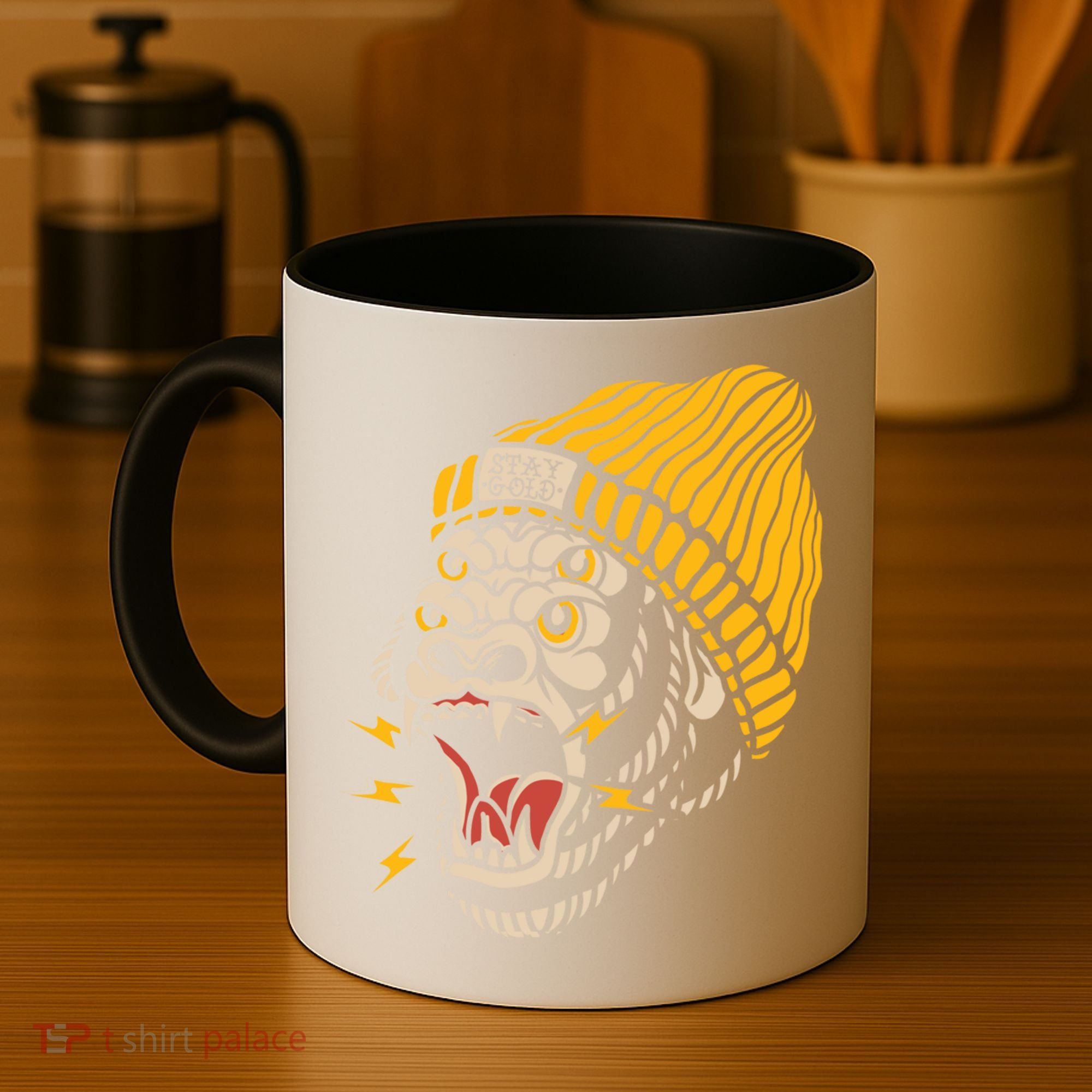 Gorilla Inked Flash Old School Ink Addict Traditional Tattoo Gift Coffee Mug
