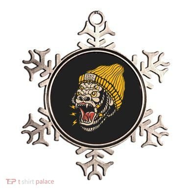 Gorilla Inked Flash Old School Ink Addict Traditional Tattoo Gift Ornament