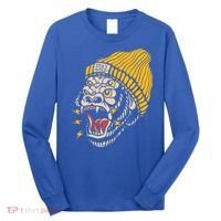 Gorilla Inked Flash Old School Ink Addict Traditional Tattoo Gift Long Sleeve Shirt thumb 0