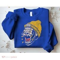Gorilla Inked Flash Old School Ink Addict Traditional Tattoo Gift Sweatshirt thumb 2