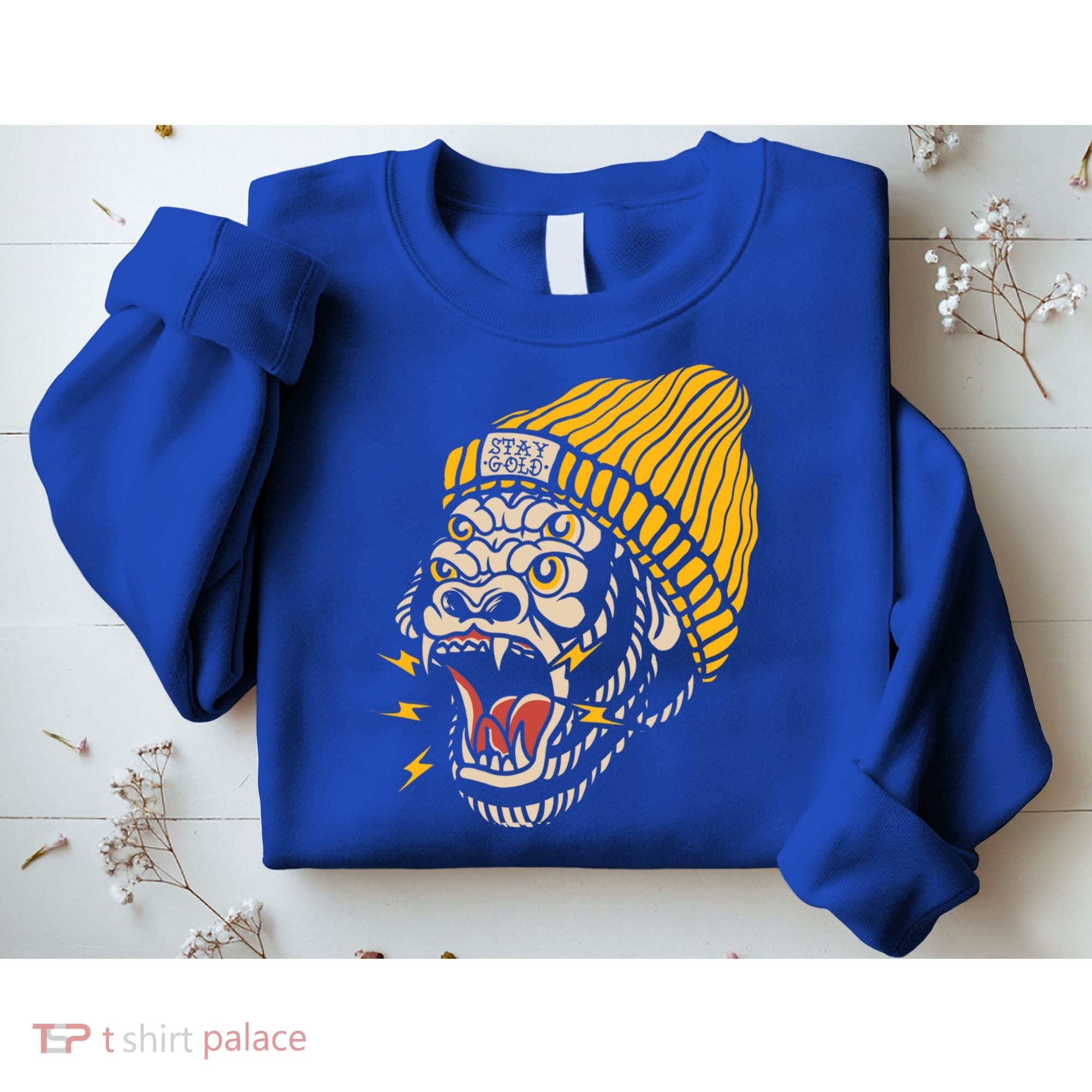 Gorilla Inked Flash Old School Ink Addict Traditional Tattoo Gift Sweatshirt