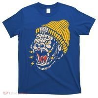 Gorilla Inked Flash Old School Ink Addict Traditional Tattoo Gift T-Shirt thumb 0