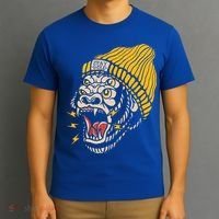 Gorilla Inked Flash Old School Ink Addict Traditional Tattoo Gift T-Shirt thumb 3