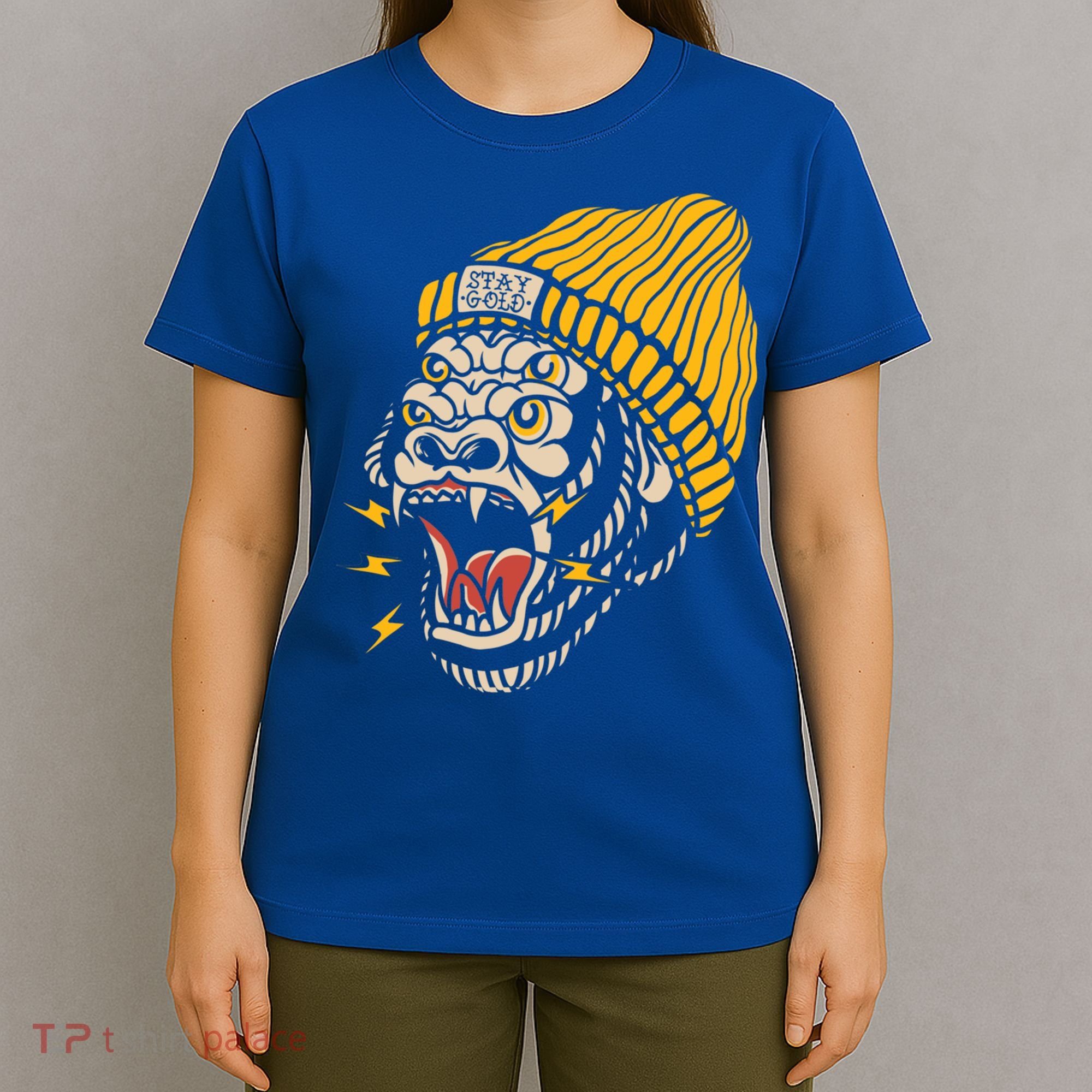 Gorilla Inked Flash Old School Ink Addict Traditional Tattoo Gift T-Shirt