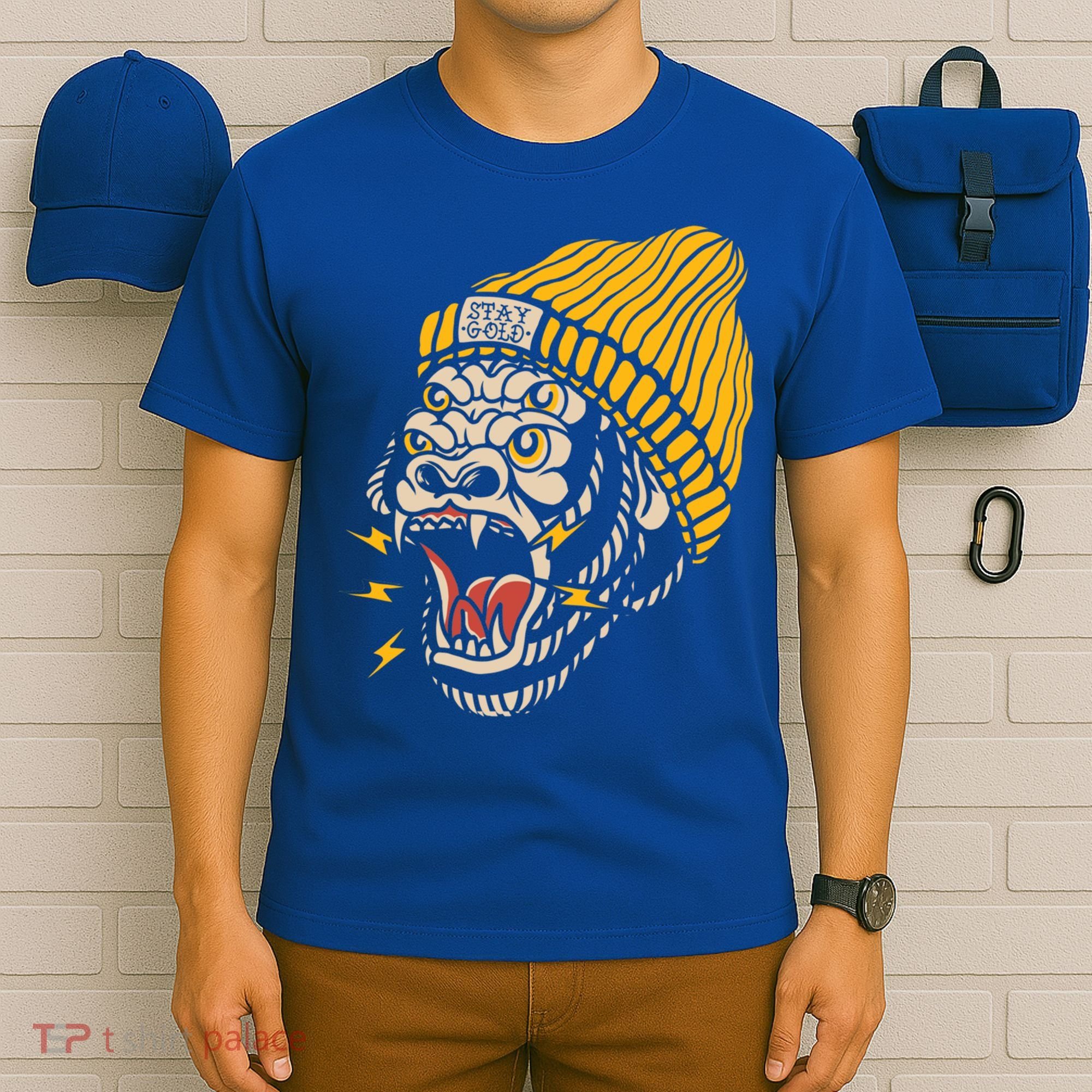Gorilla Inked Flash Old School Ink Addict Traditional Tattoo Gift T-Shirt