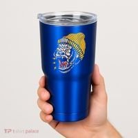 Gorilla Inked Flash Old School Ink Addict Traditional Tattoo Gift Tumbler thumb 2