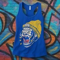 Gorilla Inked Flash Old School Ink Addict Traditional Tattoo Gift Women's Tank Top thumb 3