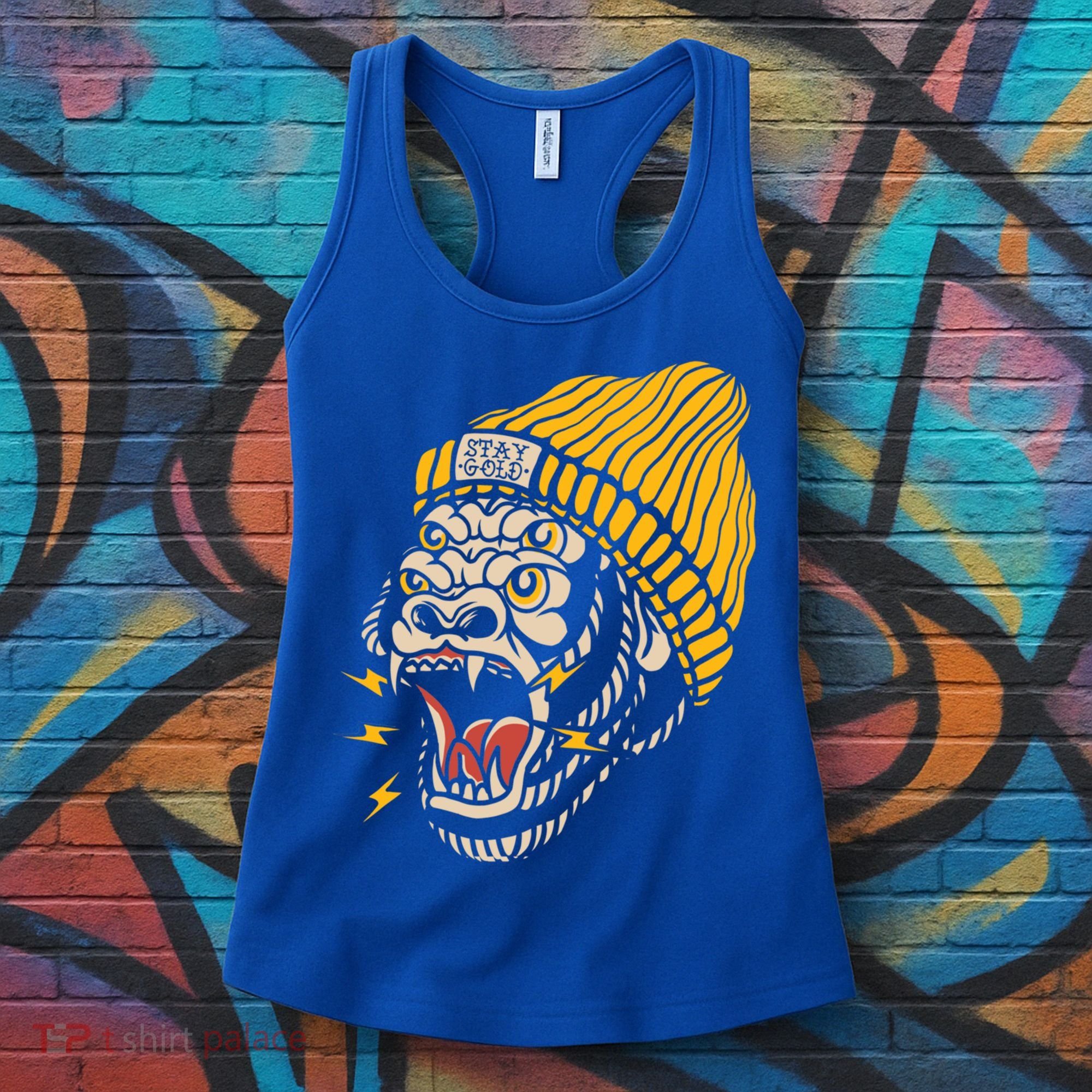 Gorilla Inked Flash Old School Ink Addict Traditional Tattoo Gift Women's Tank Top