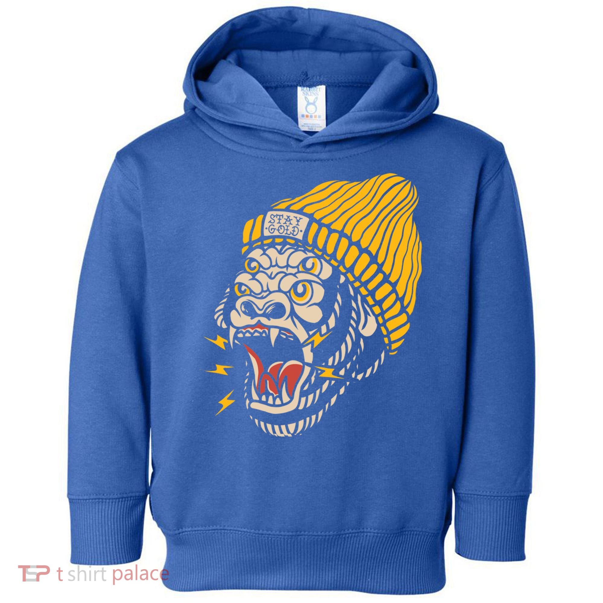 Gorilla Inked Flash Old School Ink Addict Traditional Tattoo Gift Toddler Hoodie