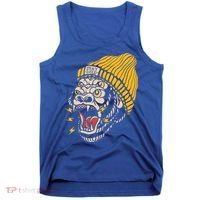 Gorilla Inked Flash Old School Ink Addict Traditional Tattoo Gift Tank Top thumb 0