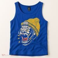Gorilla Inked Flash Old School Ink Addict Traditional Tattoo Gift Tank Top thumb 2