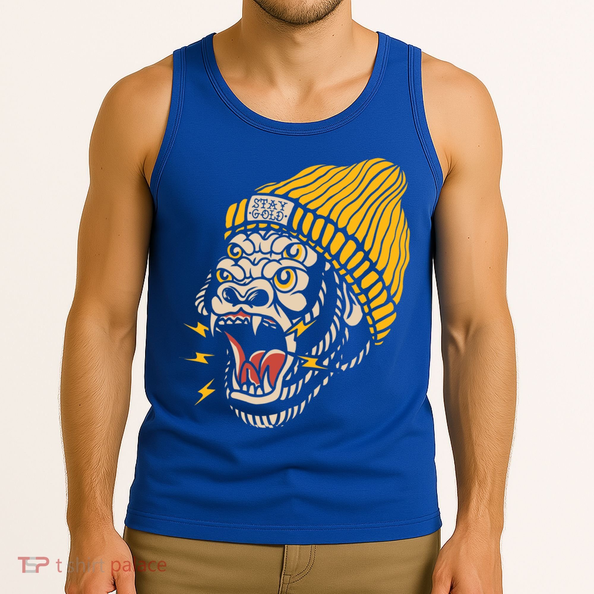 Gorilla Inked Flash Old School Ink Addict Traditional Tattoo Gift Tank Top