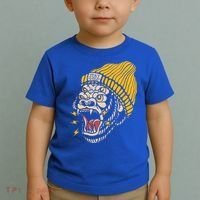 Gorilla Inked Flash Old School Ink Addict Traditional Tattoo Gift Toddler T-Shirt thumb 2