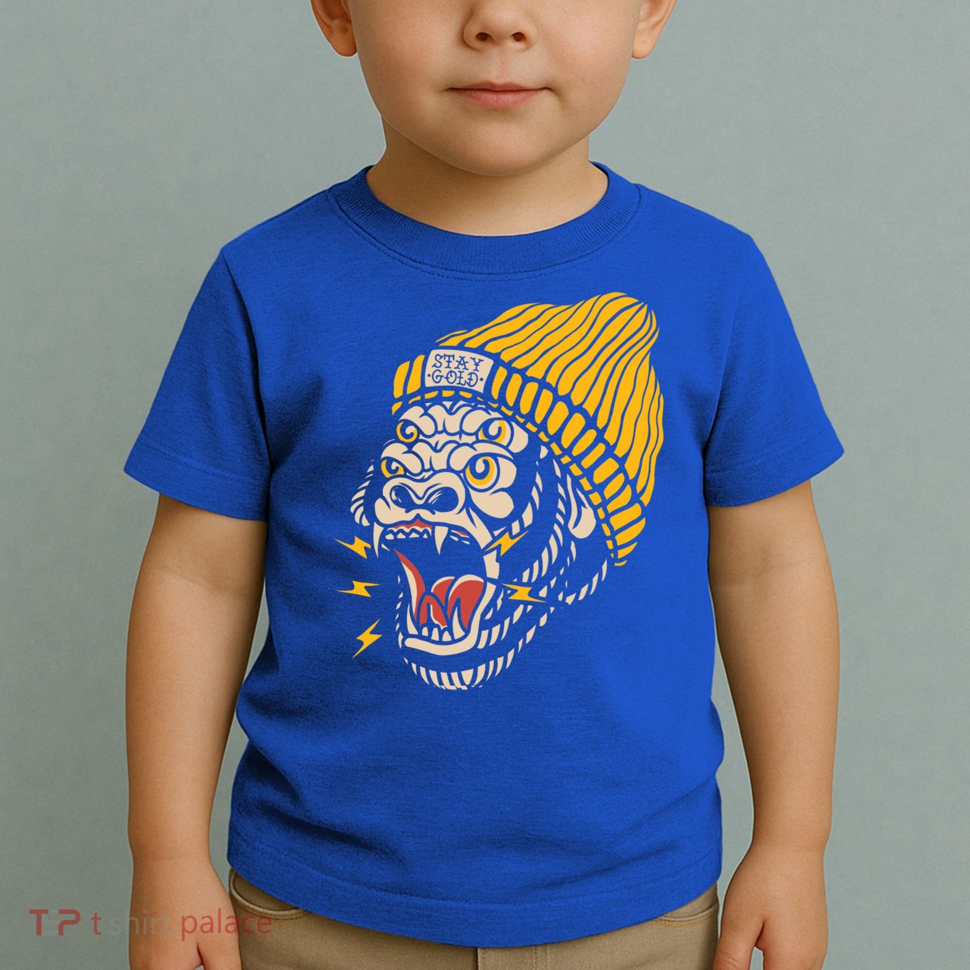 Gorilla Inked Flash Old School Ink Addict Traditional Tattoo Gift Toddler T-Shirt