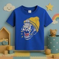Gorilla Inked Flash Old School Ink Addict Traditional Tattoo Gift Toddler T-Shirt thumb 3