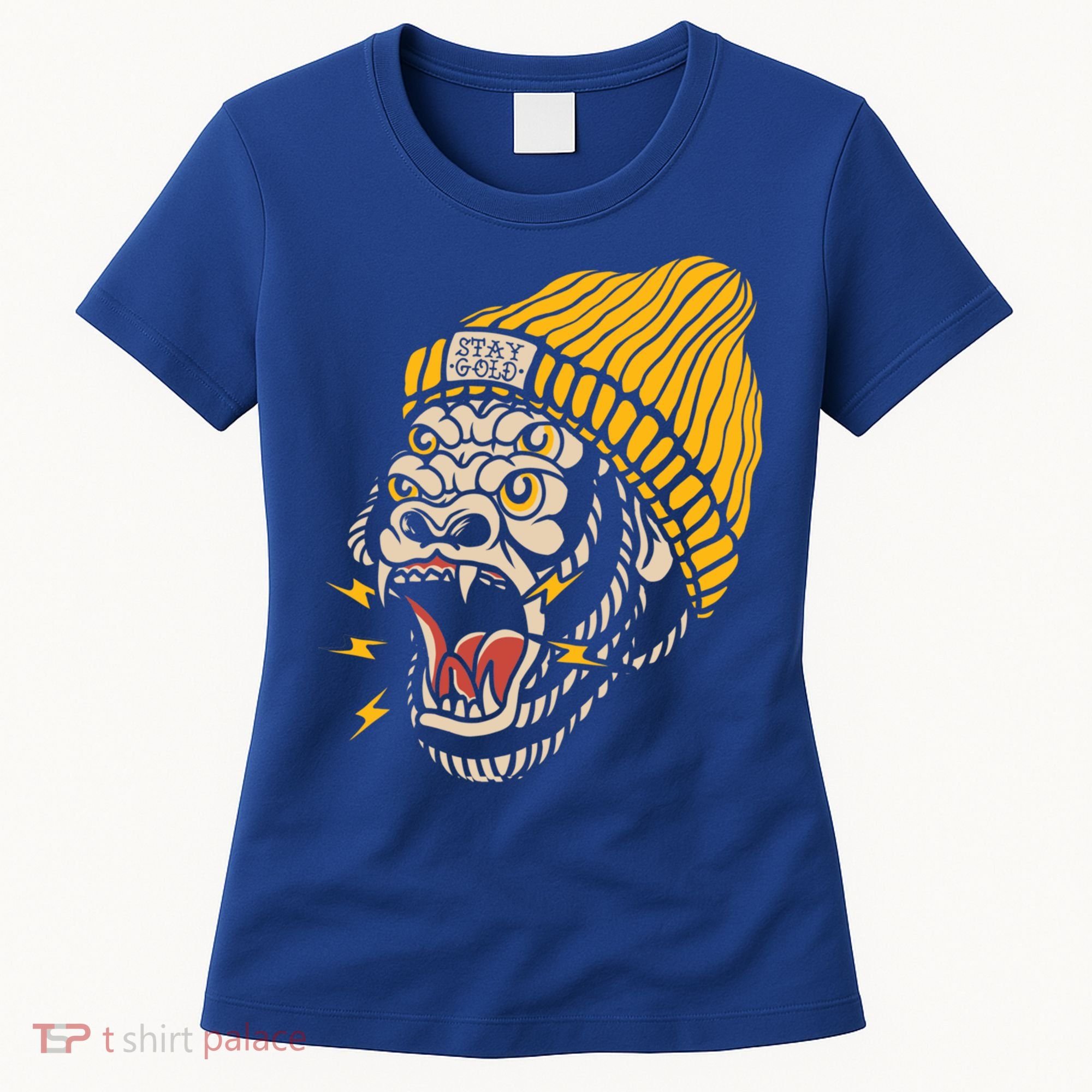 Gorilla Inked Flash Old School Ink Addict Traditional Tattoo Gift Women's T-Shirt