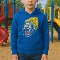 Gorilla Inked Flash Old School Ink Addict Traditional Tattoo Gift Kids Hoodie thumb 2