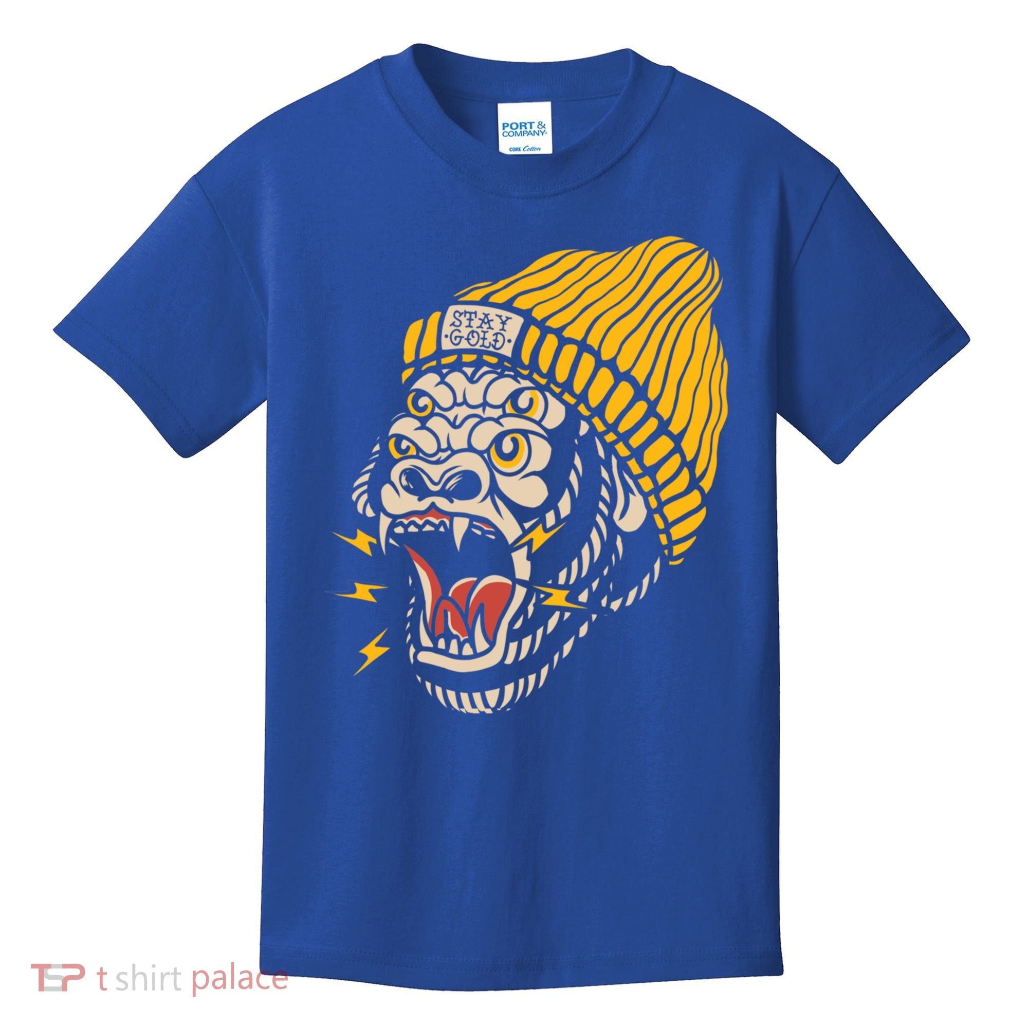 Gorilla Inked Flash Old School Ink Addict Traditional Tattoo Gift Kids T-Shirt
