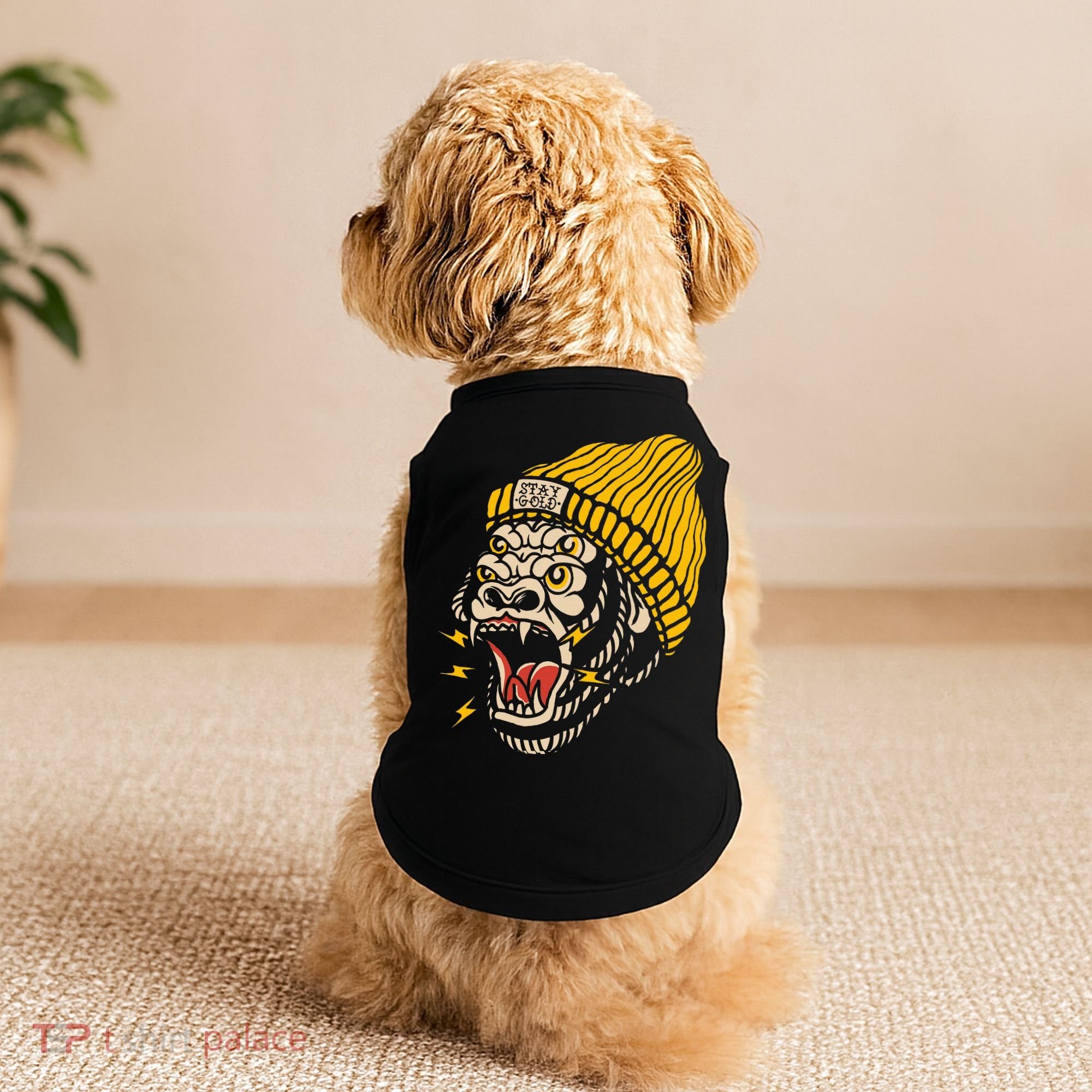Gorilla Inked Flash Old School Ink Addict Traditional Tattoo Doggie Tank