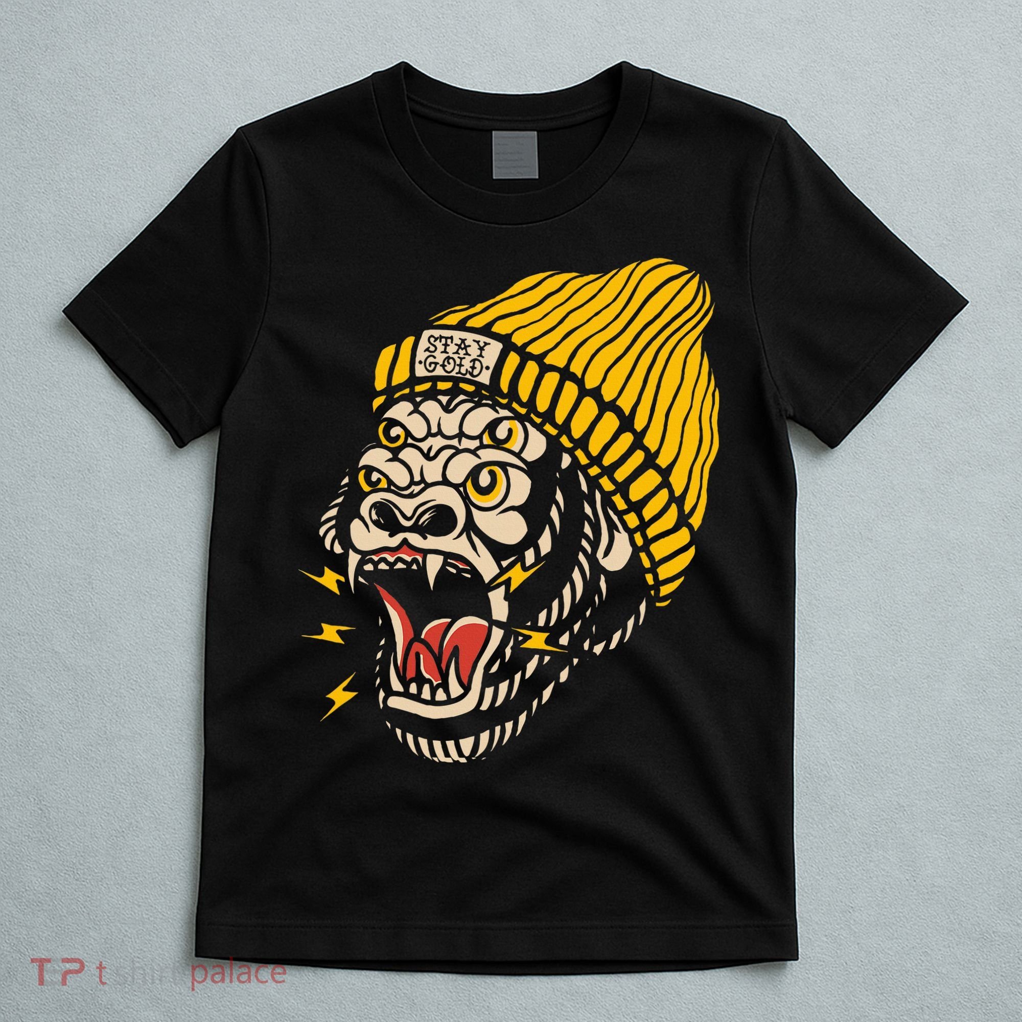 Gorilla Inked Flash Old School Ink Addict Traditional Tattoo T-Shirt