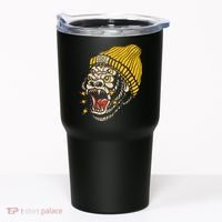 Gorilla Inked Flash Old School Ink Addict Traditional Tattoo Tumbler thumb 0