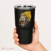 Gorilla Inked Flash Old School Ink Addict Traditional Tattoo Tumbler thumb 2