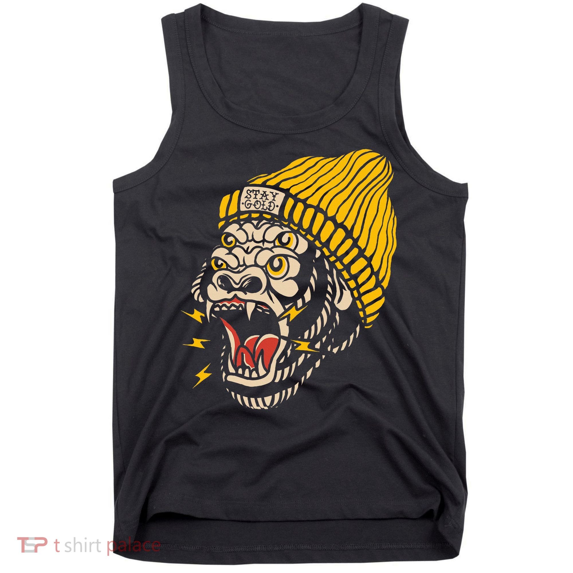 Gorilla Inked Flash Old School Ink Addict Traditional Tattoo Tank Top