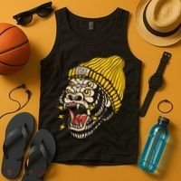 Gorilla Inked Flash Old School Ink Addict Traditional Tattoo Tank Top thumb 4