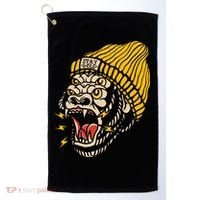 Gorilla Inked Flash Old School Ink Addict Traditional Tattoo Golf Towel thumb 0