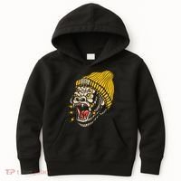 Gorilla Inked Flash Old School Ink Addict Traditional Tattoo Kids Hoodie thumb 0