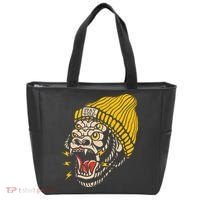 Gorilla Inked Flash Old School Ink Addict Traditional Tattoo Tote Bag thumb 0