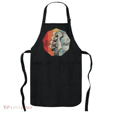 Gift Idea For Bassgiftguitarist Gift Bass Guitar Great Gift Apron