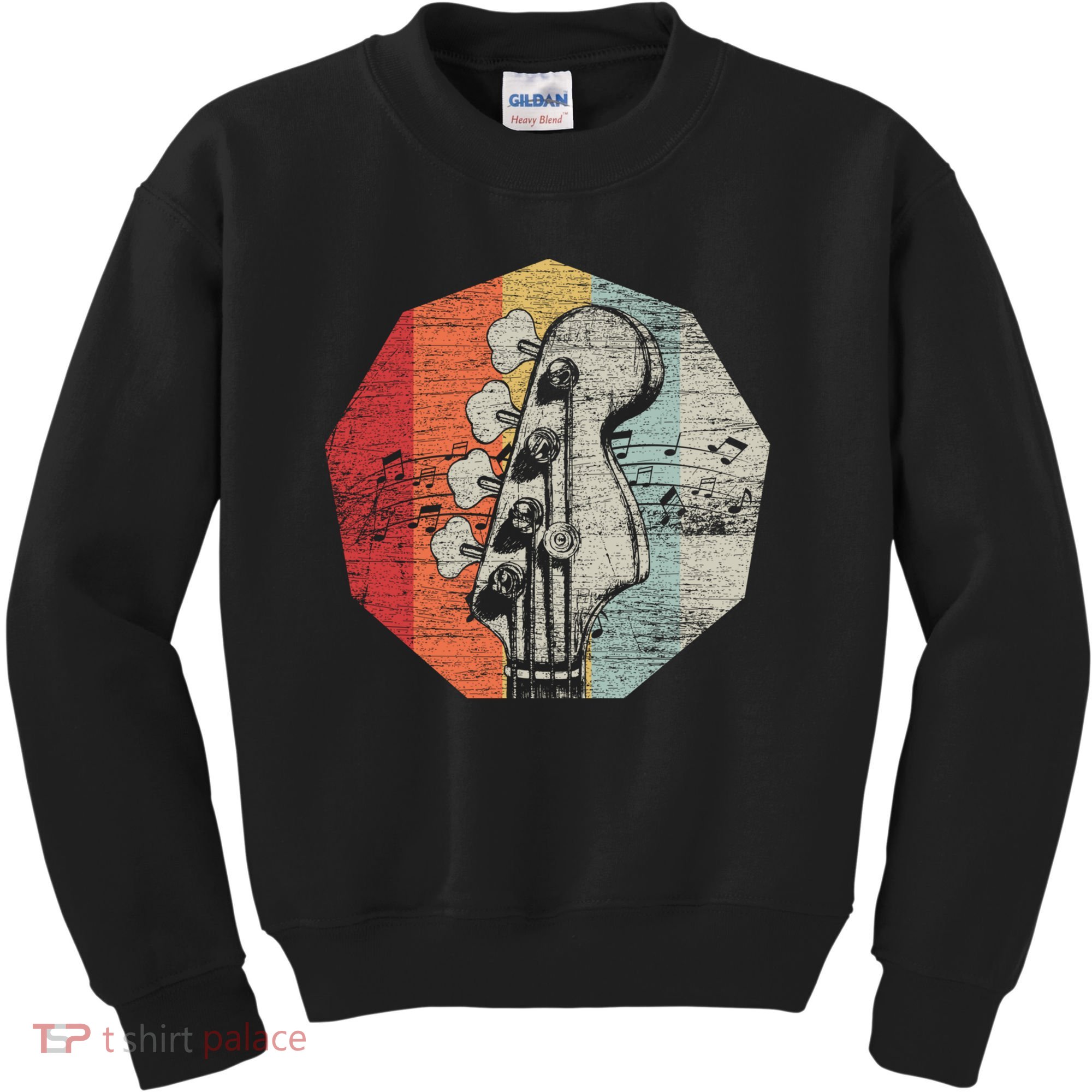 Gift Idea For Bassgiftguitarist Gift Bass Guitar Great Gift Kids Sweatshirt