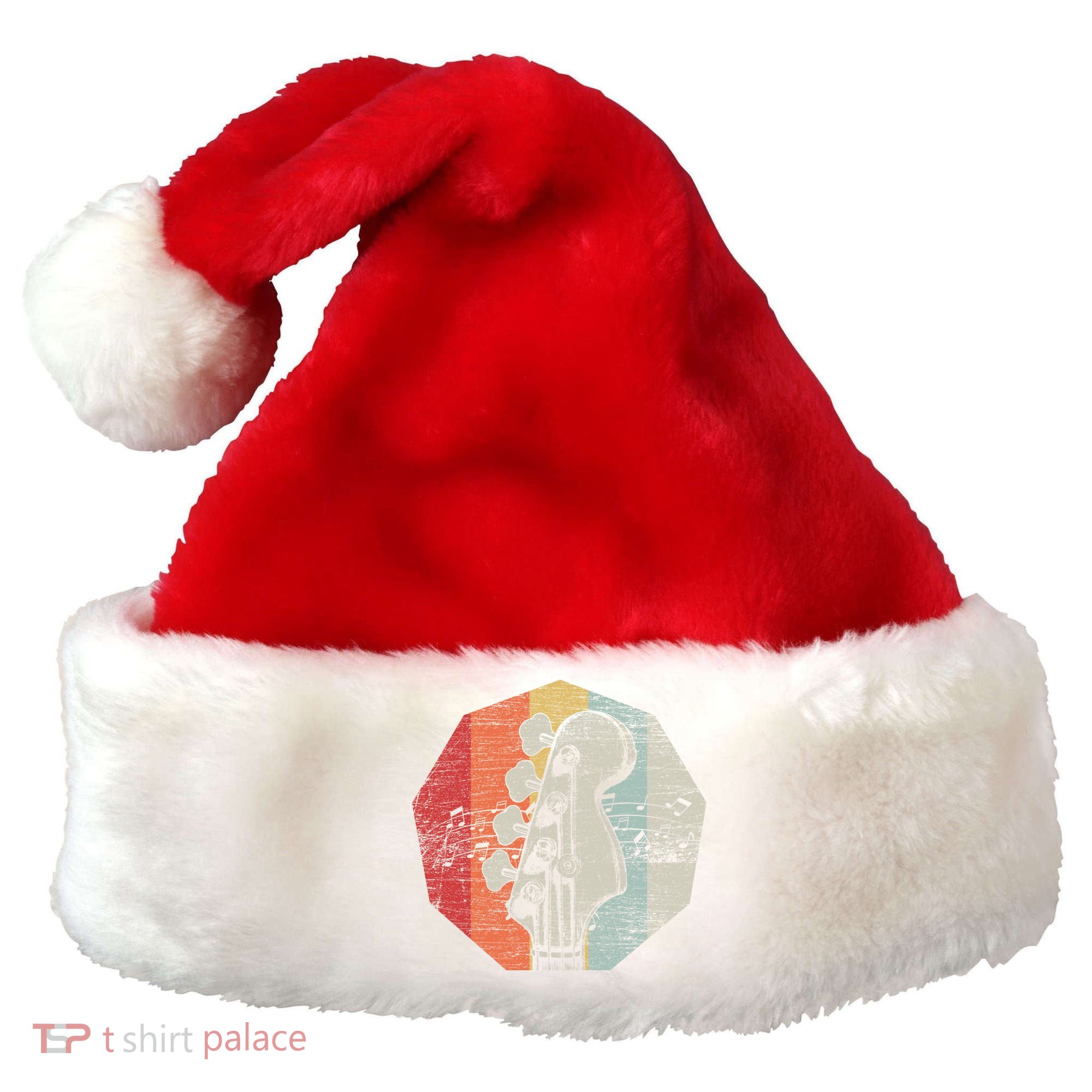 Gift Idea For Bassgiftguitarist Gift Bass Guitar Great Gift Santa Hat