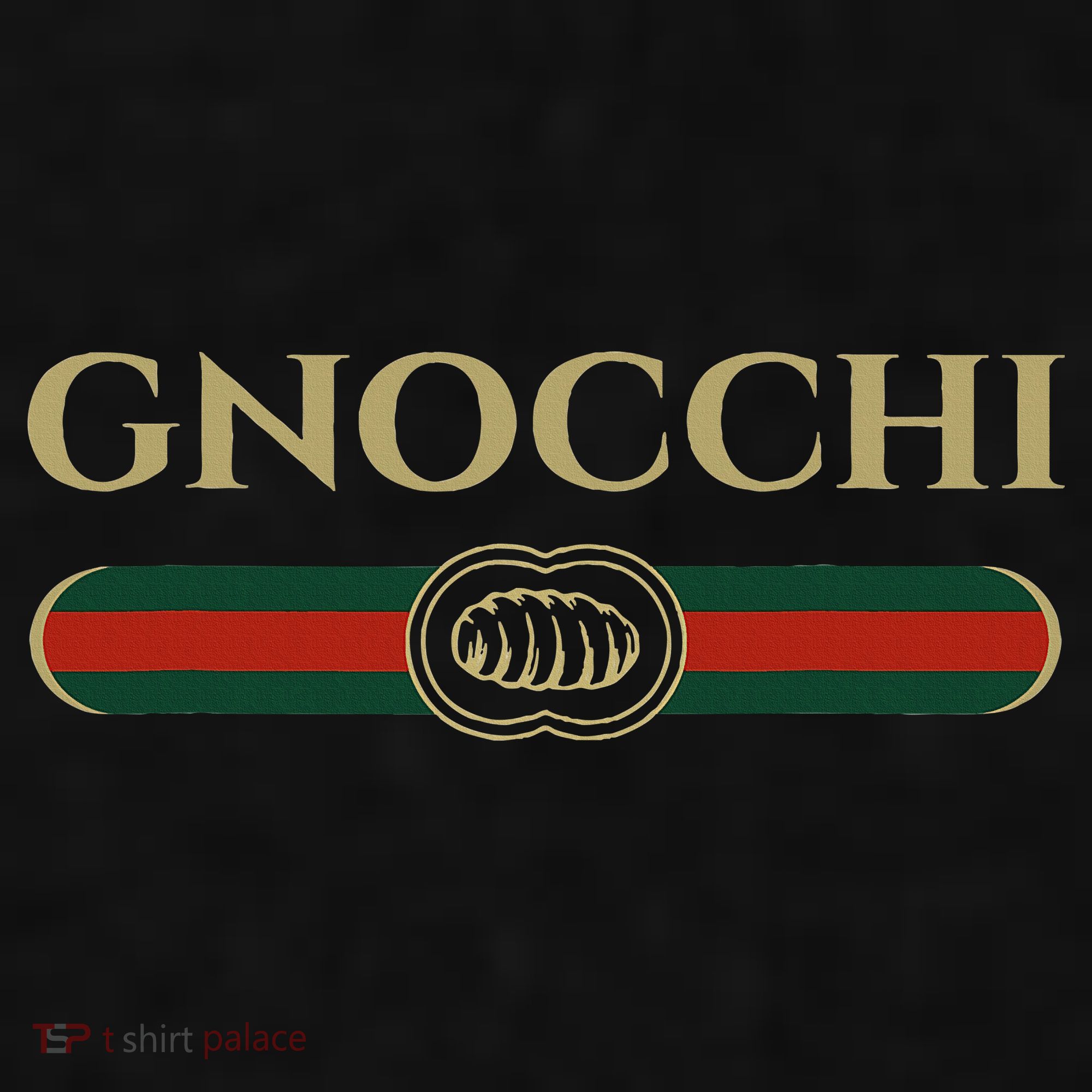 Gnocchi In Fun Logo Style Ladies PosiCharge Tri-Blend Wicking Tank
