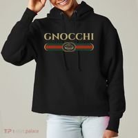 Gnocchi In Fun Logo Style Ladies Heavyweight Boxy Pullover Hoodie thumb 0