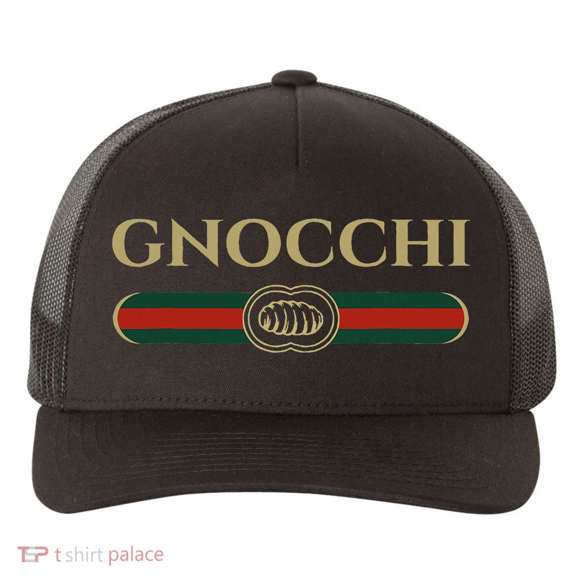 Gnocchi In Fun Logo Style Yupoong Adult 5-Panel Trucker Hat
